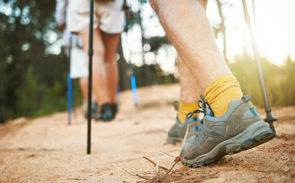 Buty trekkingowe z niską cholewką do lasu